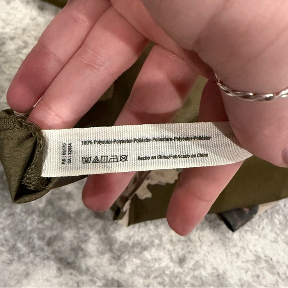 Free People Green Floral Cascades Dress in Mushroom Combo - Picture 9 of 11